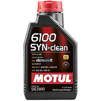Motul 6100 Syn-clean 5W-40 1л (854211/107941) Синтетична моторна олива