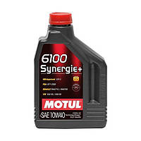 Motul 6100 Synergie+ 10W-40 2л (839421/101488) Полусинтетическое моторное масло