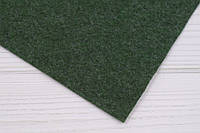 Корейский жесткий фетр 1,2 мм МЕЛАНЖ (100х170 см) - №5 Тёмно-зеленый меланж