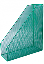 Лоток для паперів вертикальний buromax, металевий, зелений bm.6260-04