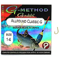 Крючки Gamakatsu Mathod Allround Classic-G 12