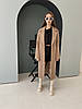 Бежеве кашемірове жіноче пальто 40, 42, 44, 46, 48, 50, 52 жіноче зимове пальто, фото 5