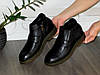 Стильні чоловічі черевики шкіряні чорні демісезон 41р, фото 3