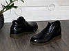 Стильні чоловічі черевики шкіряні чорні демісезон 41р, фото 5