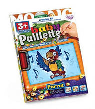Картина-мозаїка з паєток "baby paillette: Папуга"