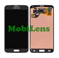 Samsung G900, G900F, G900A, G900H, Galaxy S5 Дисплей+тачскрин(модуль) черный Original (AMOLED)