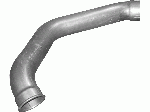 Труба вихлопна DAF СF65, LF55 06- (61.34) Polmostrow алюминизированный