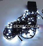 Гірлянда конус 200 LED, Білий колір, Чорний дріт, 10метров, фото 3