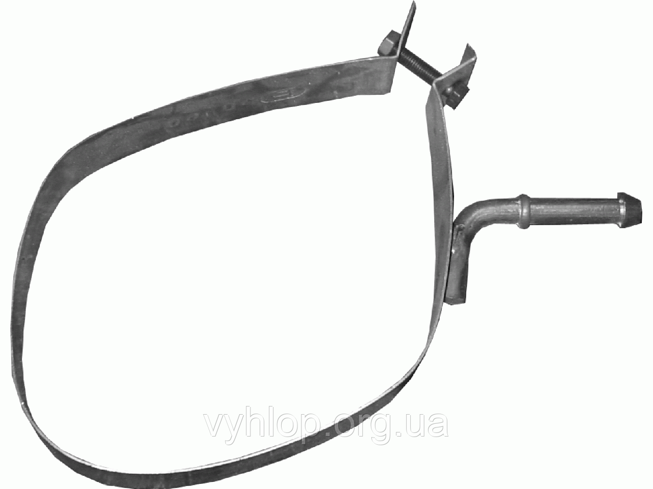 Хомут глушника Сітроен С2/С3, Пежо 1007 (Citroen C2/С3, Peugeot 1007) 1.1/1.4/1.6 03-10 (50.60) Polmostrow