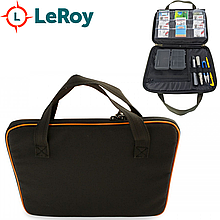 Сумка органайзер для риболовних гачків і лісок LeRoy Folder, чорна