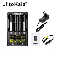 Універсальний зарядний пристрій Liitokala Lii-500S (Ni-MH, Ni-CD, Li-Ion) з блоком живлення і автоадаптером