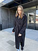Жіноче пальто чорного кольору кашемірове 40-54, фото 2