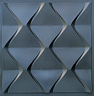 Пластиковая форма для изготовления 3d панелей "Пирамидки" 50*50 (форма для 3д панелей из абс пластика)
