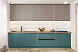 Сучасна пряма модульна набірна кухня посекційно без ручок Софі Світ Меблів (11 колірних варіантів)