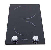 Варочна поверхня електрична VENTOLUX VB 62 K склокераміка чорна, 2 конфорки