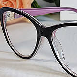 +1.5 Готові плюсові окуляри жіночі кішечки для зору, фото 4