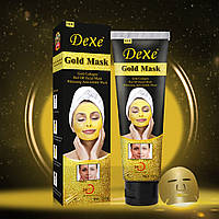 Золотая омолаживающая маска для лица Dexe 24k Gold Mask 120g маска от морщин