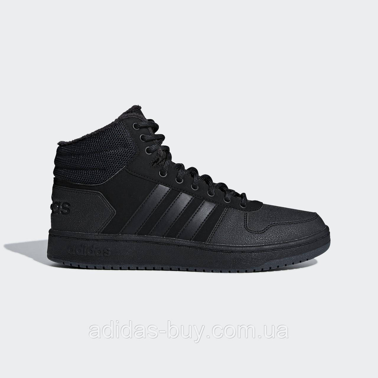 Чоловічі кросівки черевики Adidas HOOPS 2.0 MID B44621