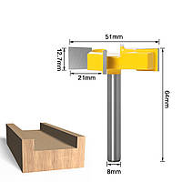 Фреза для выравнивания поверхности 8*51*12,7мм