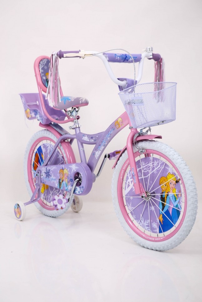 Детский велосипед  18 дюймов для девочки с корзинкой, фото 1