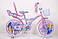 Детский велосипед  18 дюймов для девочки с корзинкой, фото 2