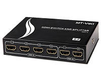 Свитч-сплиттер HDMI 4x2, MT-HD4-2