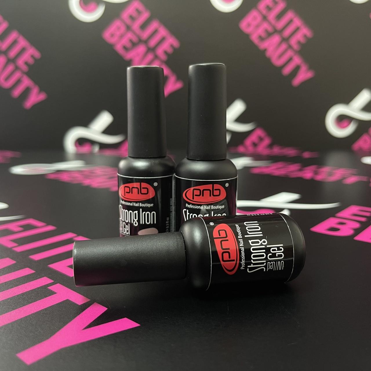 Гель для нарощування нігтів PNB Strong Iron Gel, 8 мл (моделюючий)