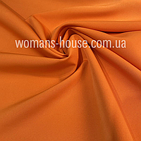 Костюмная (брючная) ткань креп Барби Оранжевый