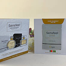 Жіноча туалетна вода SENSFEEL + афродизіак, 1 мл ефективна феромон-технологія Orgie