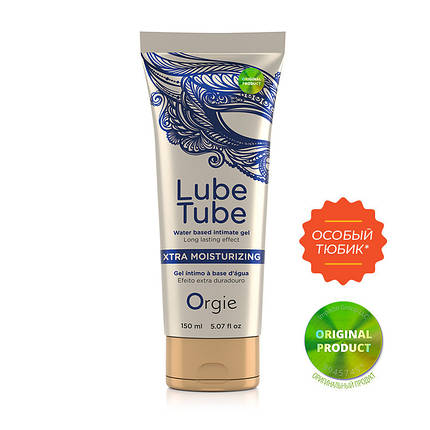 Екстраковзне мастило на водній основі Lube Tube Xtra Orgie, 150 мл , фото 1