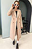 Брендове жіноче класичне пальто з італійського кашеміру, фото 4
