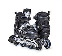 Розсувні ролики Star Happy. Чорний колір. Розмір 38-41