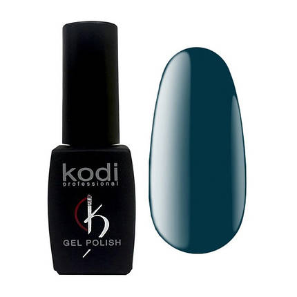 Гель-лак Kodi Professional AQ 090 синьо-бірюзовий 8 мл, фото 1