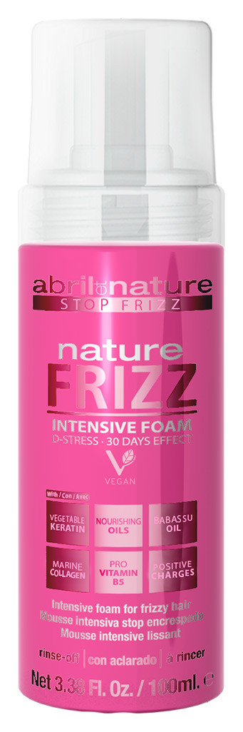 Мус для вирівнювання волосся Abril et Nature Nature Frizz 100 мл
