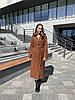 Преміальне жіноче демісезонне пальто теракотове, фото 3