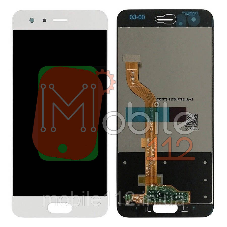 Экран (дисплей) Huawei Honor 9 (STF-L09 STF-L19) + тачскрин белый
