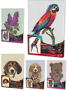 Набір для творчості "Вишивка гладдю за номерами" на підрамнику Danko Toys