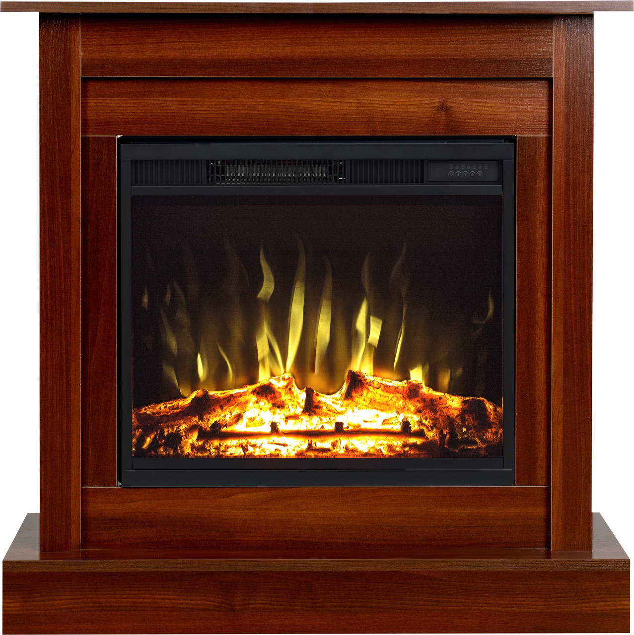 Електрокамін Aflamo Vigo LED кутовий горіх