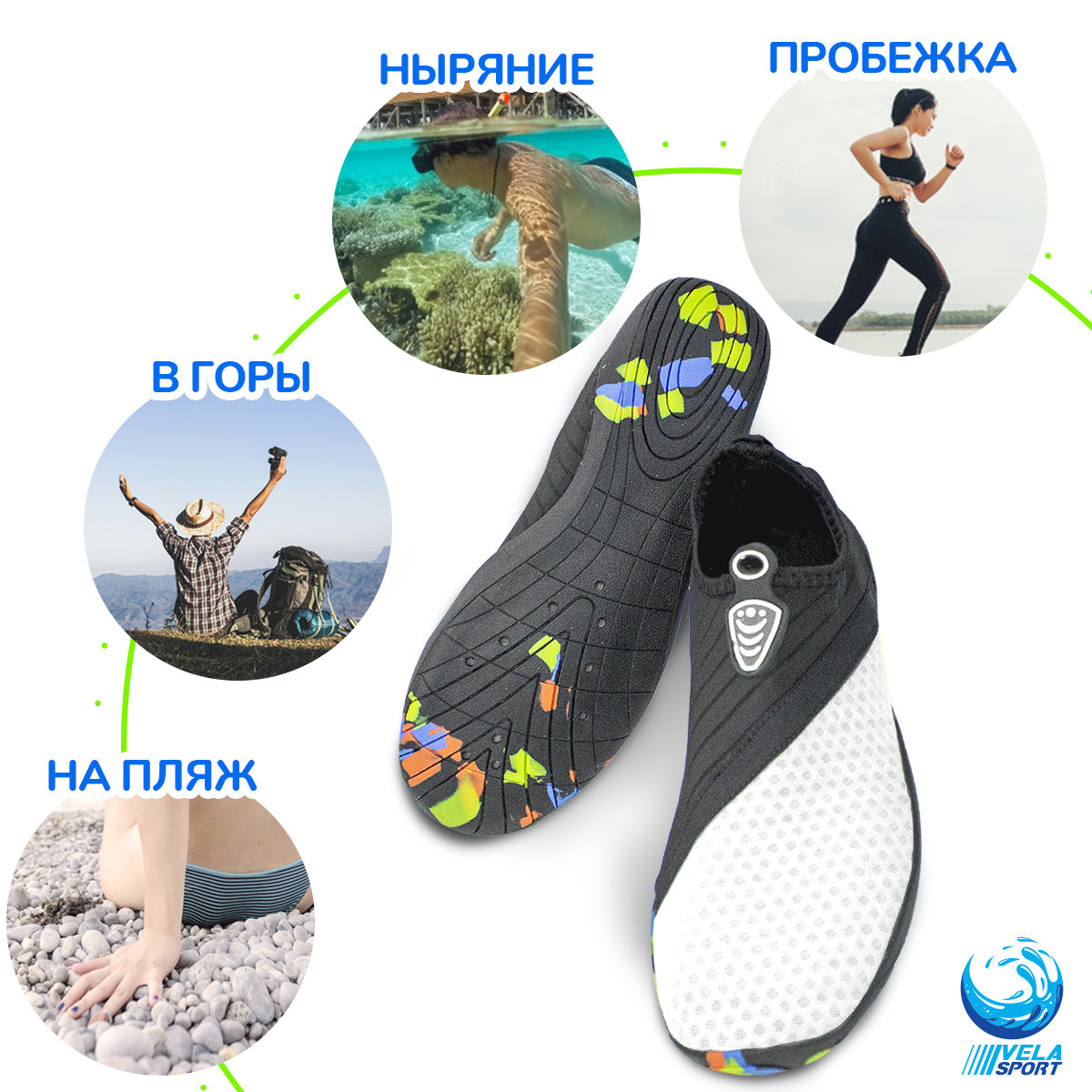 Аквашузи для дорослих VelaSport (Розмір 36-37) тапочки для моря, 22,9-24 см Коралки Білий (ID#1479876116), ціна: 730 ₴, купити на Prom.ua Аквашузи для дорослих VelaSport (Розмір 36-37) тапочки для моря, 22,9-24 см Коралки Білий (ID#1479876116), ціна: 730 ₴, купити на Prom.ua