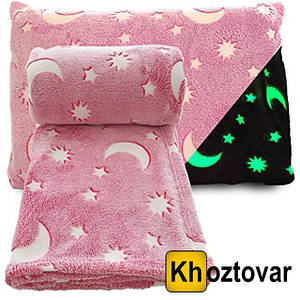 Плед світний у темряві Magic Blanket Glow In The Dark  ⁇  160x120 см