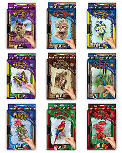 Набір для творчості "Вишивка гладдю на розтяжці" Danko Toys