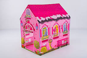 Намет для дівчинки , Дитячий намет ігровий Солодкий будиночок MR 0376 на кілочках