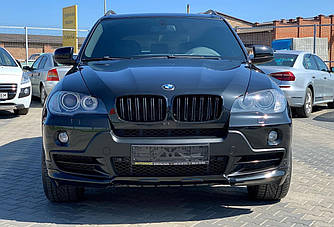 Решітки радітора BMW X5 E70 тюнінг ніздрі стиль M (чорний глянц)