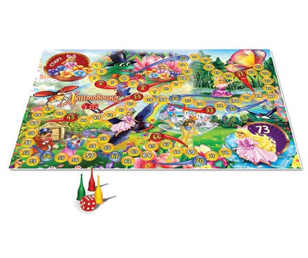Настільна гра для дітей Danko Toys Дюймовока розважальна карткова гра для дівчаток, фото 3