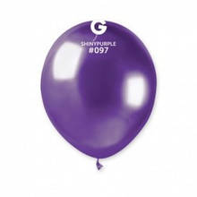 Латексна кулька хром фіолетовий 5" / 97 / 13см Shiny Purple Gemar