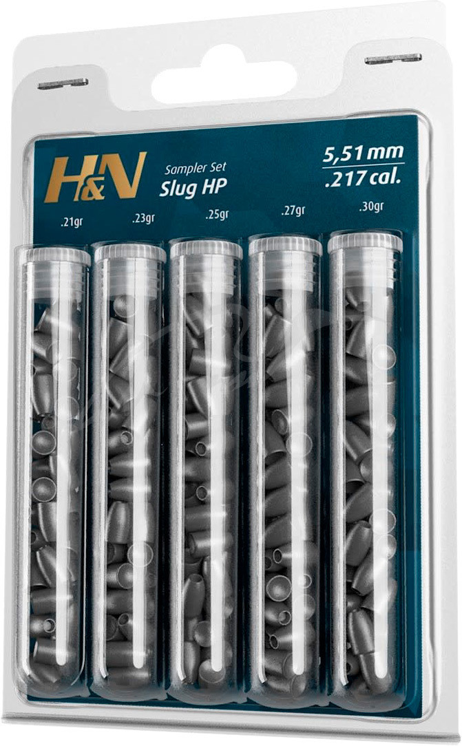 Кулі пневматичні H&N Slug Sampler Test Set. кал. 5.53 мм