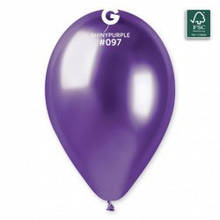 Латексна кулька хром фіолетовий 13" / 97 / 33см Shiny Purple Gemar