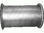 Труба вихлопна Iveco Stralis 03- (64.253) Polmostrow алюминизированный