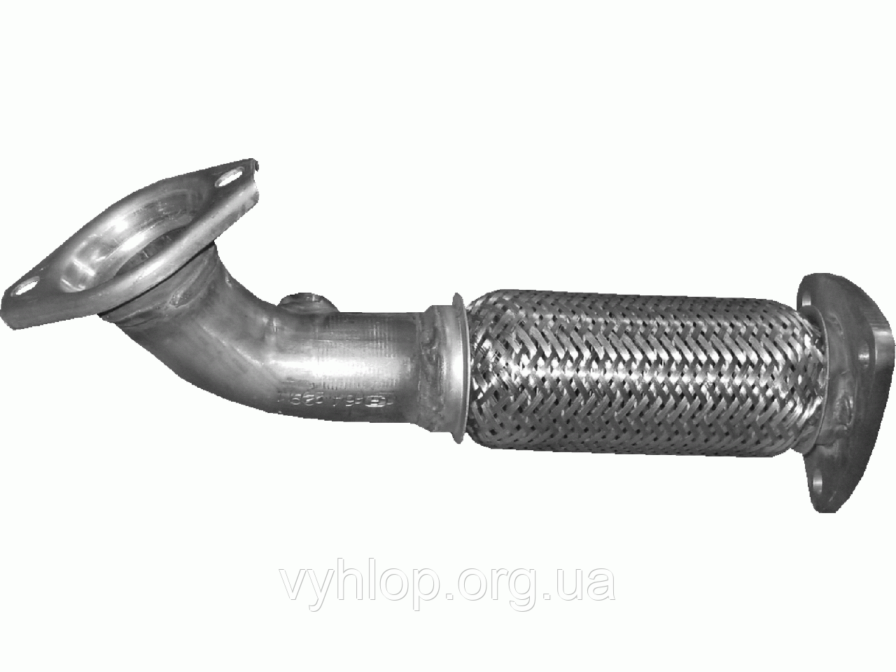 Приймальна труба з гофрою Iveco Daily IV 04/06 - 2.3 D/3.0 D 01 - din 29298 (64.291) Polmostrow