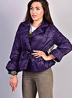 Куртка жіноча фіолетова демісезонна код П307 продаж